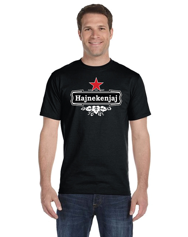 Black Hajnekenjaj shirt.